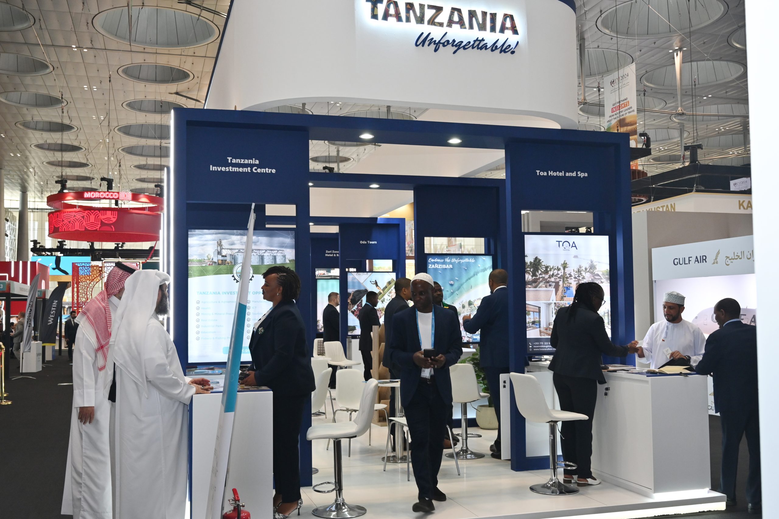 Qatar Travel Mart exhibition hall