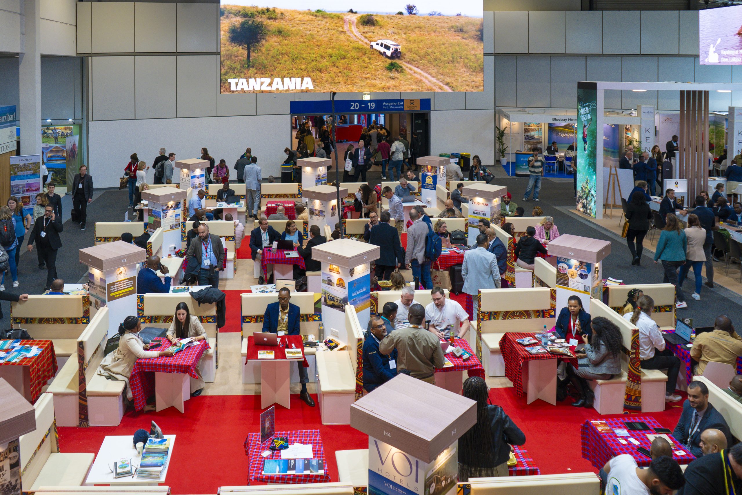 Crowds visiting stands at ITB Berlin