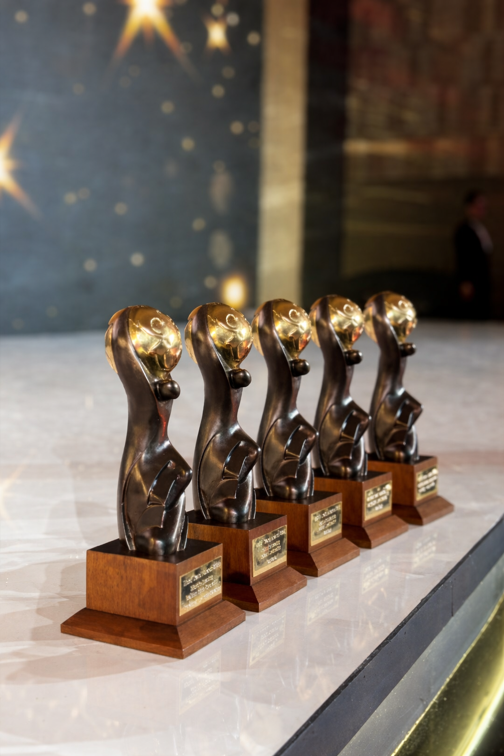 World Travel Awards trophies