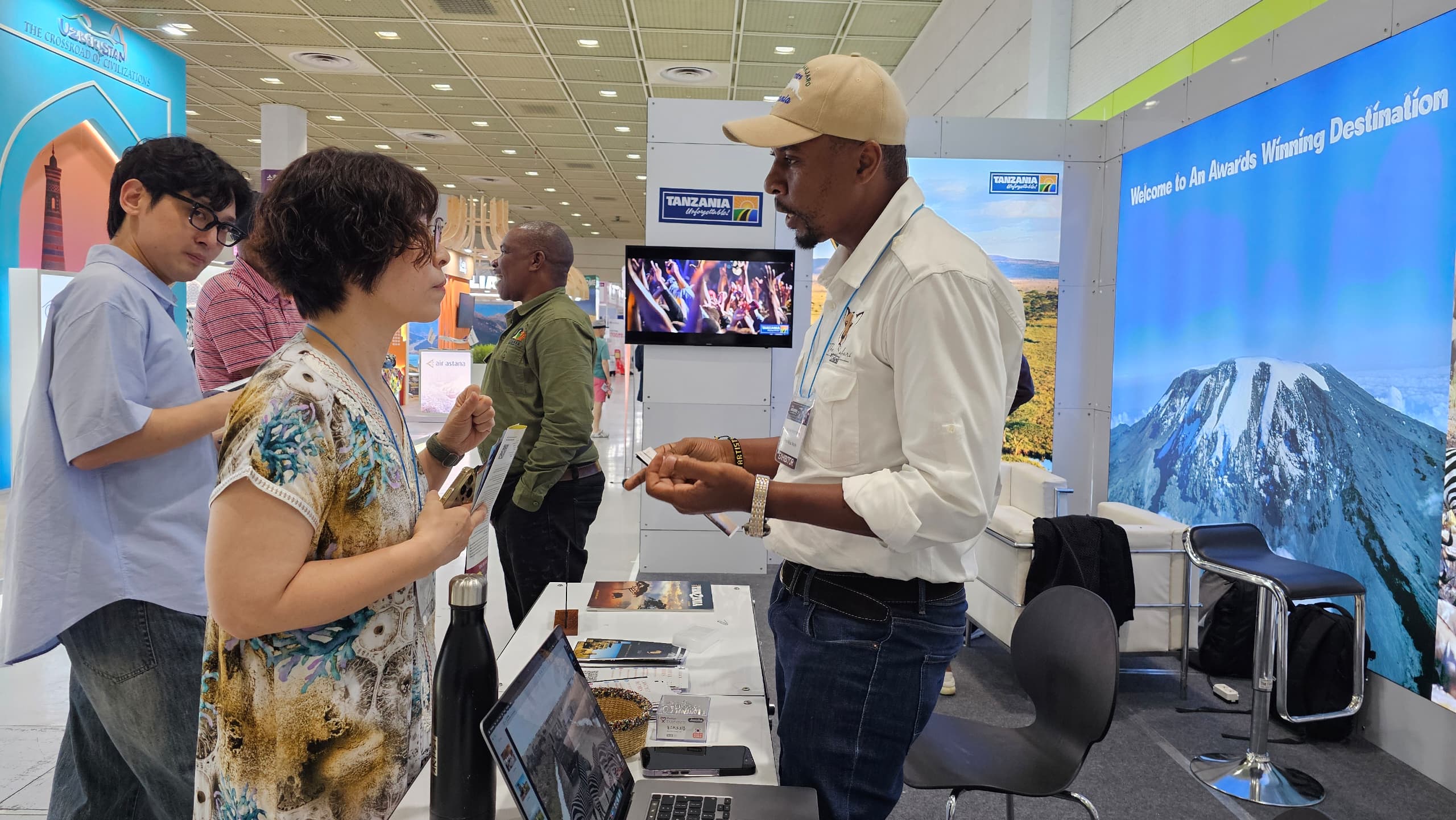 Delegates networking at Meetings Africa tradeshow